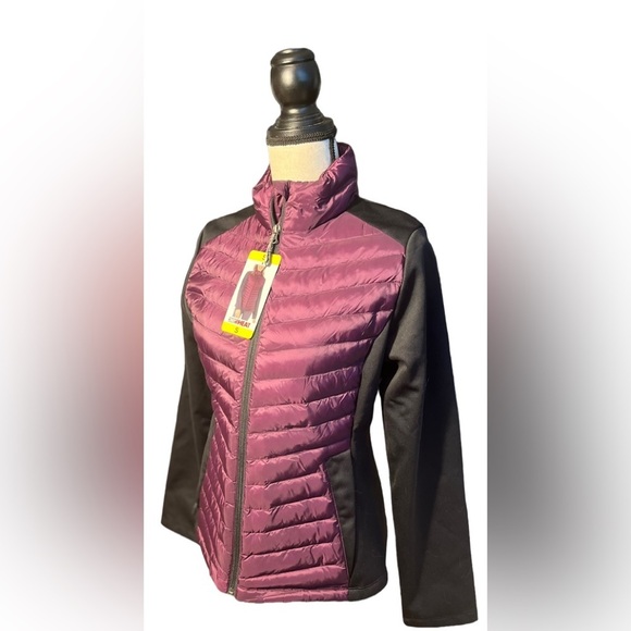 32 Degrees Ladies Mixed Media Jacket color Potent Purple Size Small NWT - Picture 3 of 12